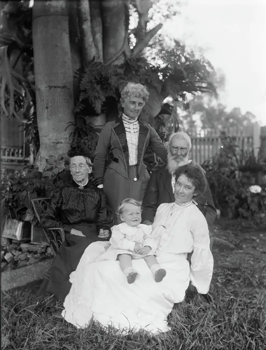 Framed Print : Four generations of the Alder family, Herston, Brisbane, c1904. Creator: Robert Augustus Henry L'Estrange. Four generations of the Alder family, Herston, Brisbane, c1904 Framed Print : Four generations of the Alder family, Herston, Brisbane, c1904. Creator: Robert Augustus Henry L'Estrange. Four generations of the Alder family, Herston, Brisbane, c1904