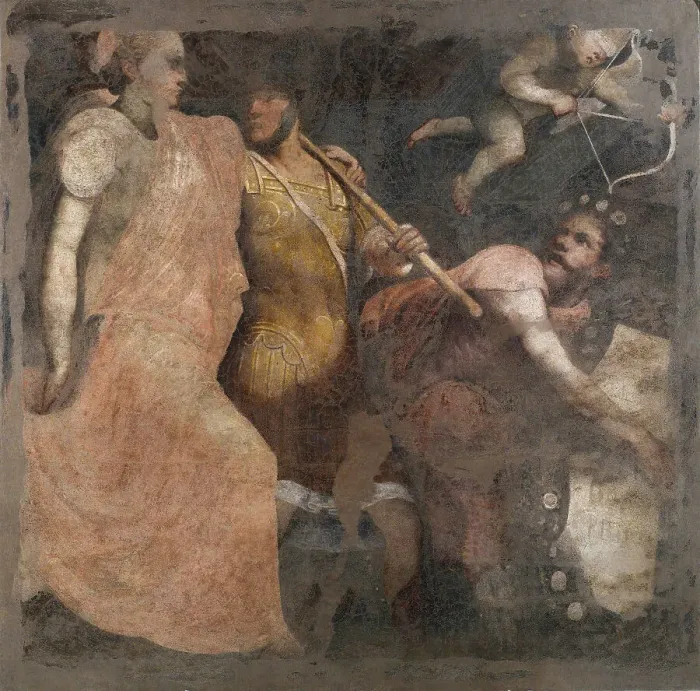 Framed Print : The generosity of Scipio Africanus, c.1557. Creator: Gambara, Lattanzio (around 1530-1574) Framed Print : The generosity of Scipio Africanus, c.1557. Creator: Gambara, Lattanzio (around 1530-1574)