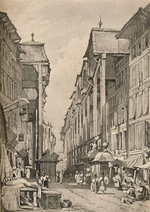 Framed Print : Geneva, c1830 (1915). Artist: Samuel Prout Framed Print : Geneva, c1830 (1915). Artist: Samuel Prout
