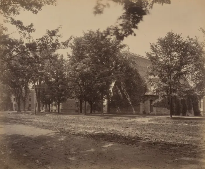 Framed Print : Geneva, Hobart College, c. 1895. Creator: William H Rau Framed Print : Geneva, Hobart College, c. 1895. Creator: William H Rau