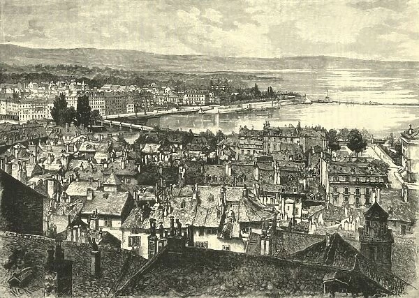 Geneva, Looking Towards The Lake, 1890. Creator: Unknown