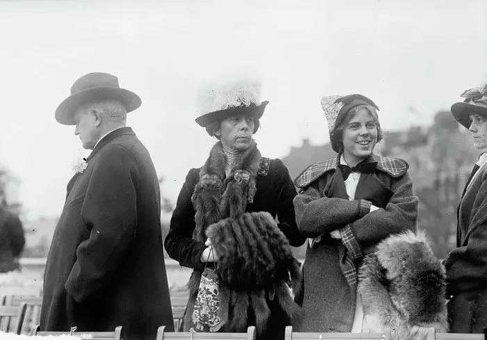 Framed Print : Genevieve Clark with Champ Clark And Mrs. Clark, 1911. Creator: Harris & Ewing. Genevieve Clark with Champ Clark And Mrs. Clark, 1911. Creator: Harris & Ewing Framed Print : Genevieve Clark with Champ Clark And Mrs. Clark, 1911. Creator: Harris & Ewing. Genevieve Clark with Champ Clark And Mrs. Clark, 1911. Creator: Harris & Ewing