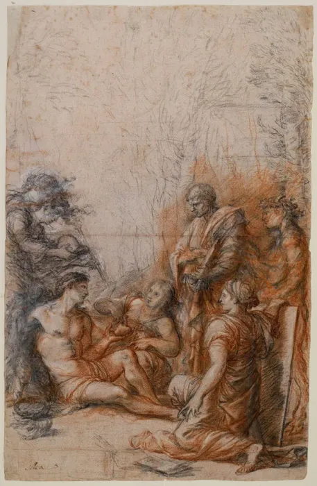 Framed Print : The Genius of Salvator Rosa
