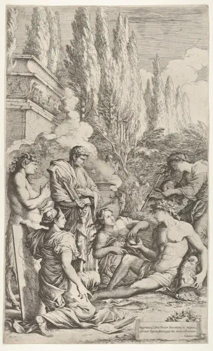 Framed Print : The Genius of Salvator Rosa, ca. 1662. Creator: Salvator Rosa Framed Print : The Genius of Salvator Rosa, ca. 1662. Creator: Salvator Rosa