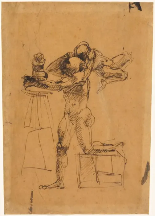 Framed Print : The Genius of the Sculptor, c. 1880-1883. Creator: Auguste Rodin (French, 1840-1917) Framed Print : The Genius of the Sculptor, c. 1880-1883. Creator: Auguste Rodin (French, 1840-1917)