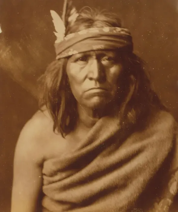 Framed Print : Gennetoa the Renegade-Apache, c1904. Creator: Edward Sheriff Curtis Framed Print : Gennetoa the Renegade-Apache, c1904. Creator: Edward Sheriff Curtis