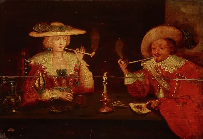 Framed Print : Genre Scene, 17th-18th centuries. Creator: Unknown Framed Print : Genre Scene, 17th-18th centuries. Creator: Unknown