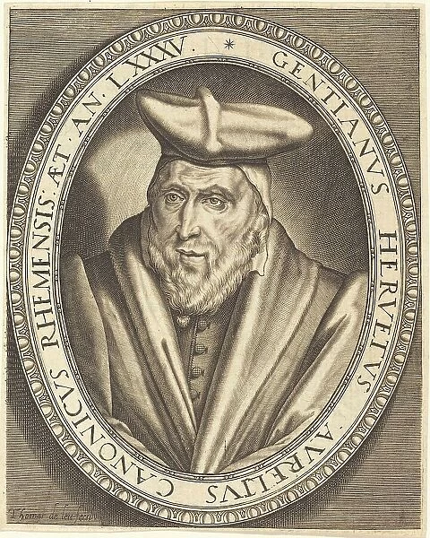 Gentien Hervet, Canon of Reims. Creator: Thomas de Leu