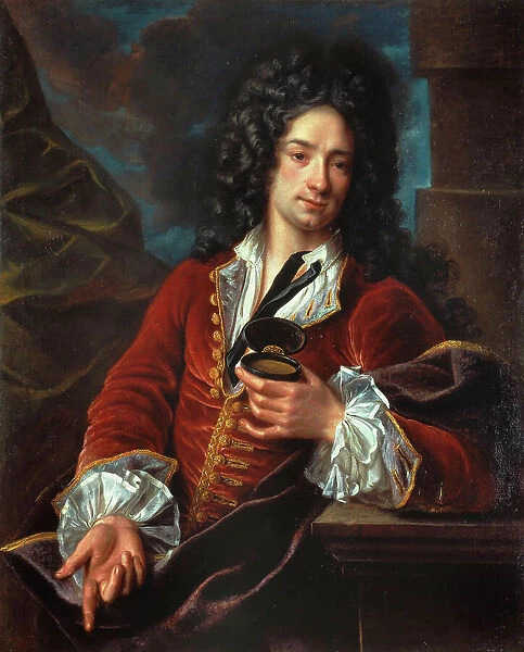Gentilhomme prisant du tabac, between 1694 and 1734. Creators: Alexis Simon Belle, Robert Tournieres