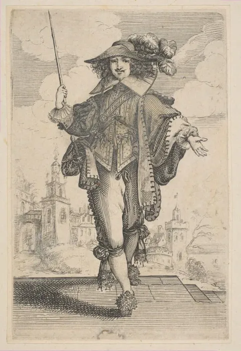 Framed Print : Gentleman Holding a Crop, 1629. Creator: Unknown Framed Print : Gentleman Holding a Crop, 1629. Creator: Unknown