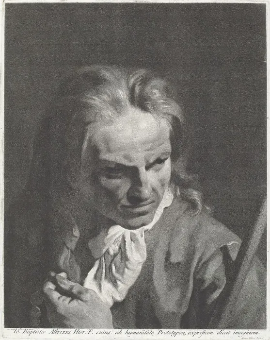 Framed Print : A Gentleman Pilgrim with a Rosary, 1740s. Creator: Marco Alvise Pitteri Framed Print : A Gentleman Pilgrim with a Rosary, 1740s. Creator: Marco Alvise Pitteri