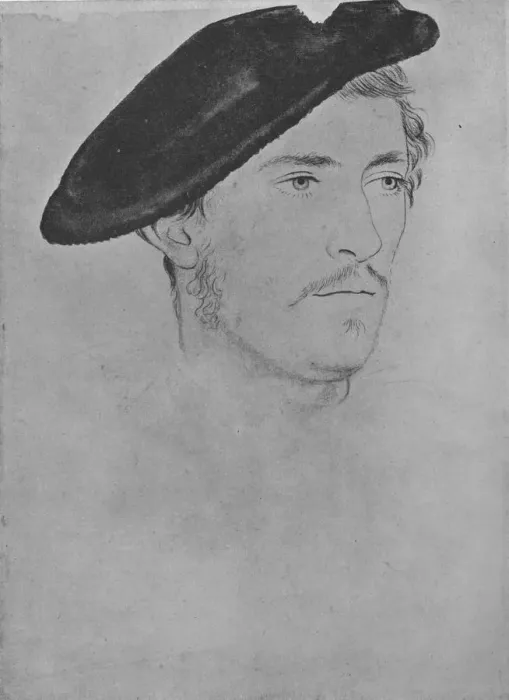 Framed Print : A Gentleman: Unknown (Not by Holbein), c16th century, (1945) Framed Print : A Gentleman: Unknown (Not by Holbein), c16th century, (1945)