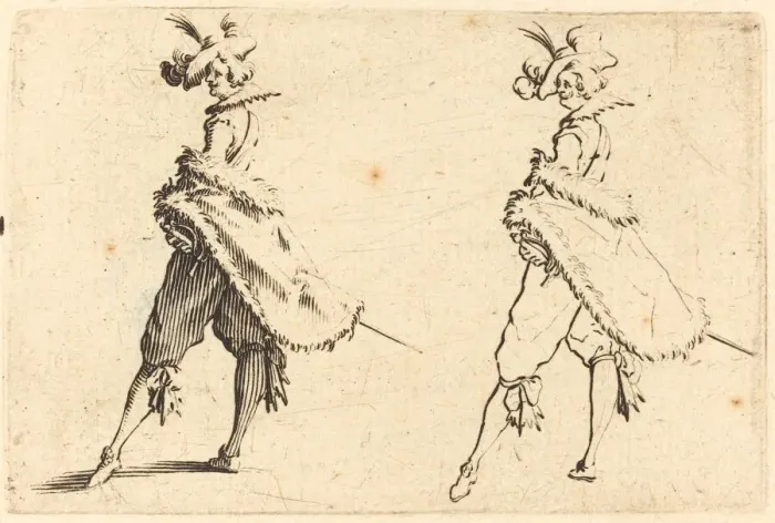 Framed Print : Gentleman Viewed from the Side, c. 1622. Creator: Jacques Callot Framed Print : Gentleman Viewed from the Side, c. 1622. Creator: Jacques Callot