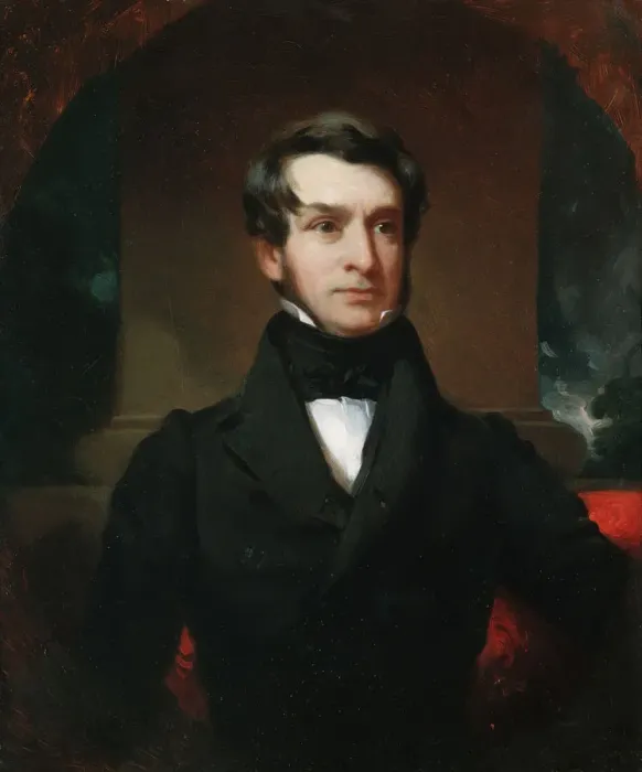 Framed Print : A Gentleman of the Wilkes Family, ca. 1838-40. Creator: Henry Inman Framed Print : A Gentleman of the Wilkes Family, ca. 1838-40. Creator: Henry Inman