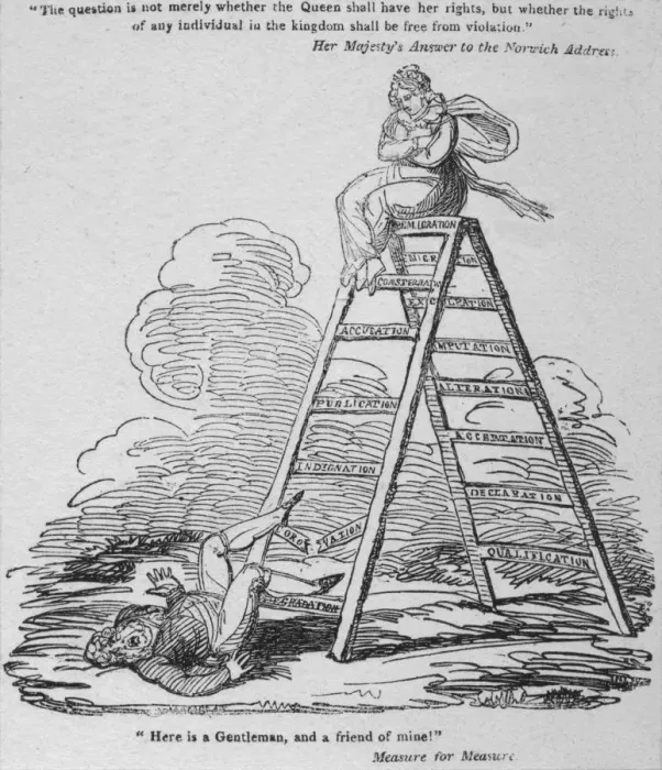 Framed Print : Here is a Gentlemen, and a friend of mine!, c1820. Creator: George Cruikshank