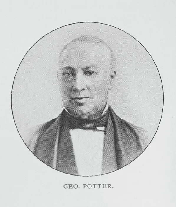 Framed Print : Geo. Potter, 1894. Creator: Unknown Framed Print : Geo. Potter, 1894. Creator: Unknown