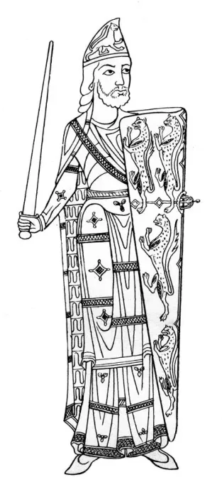Framed Print : Geoffrey V, Count of Anjou, c 1150-1155 (1924) Framed Print : Geoffrey V, Count of Anjou, c 1150-1155 (1924)