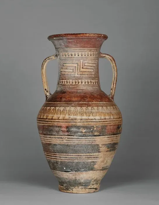 Framed Print : Geometric amphora, 775-750 BC. Creator: Unknown Framed Print : Geometric amphora, 775-750 BC. Creator: Unknown