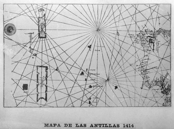 Geometric map of islands, Willian H. Bacock, 1919