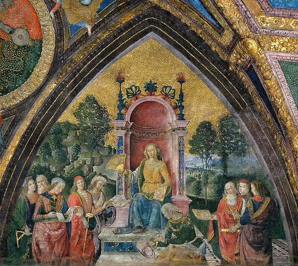 The Geometry, 1492-1494. Creator: Pinturicchio, Bernardino (1454-1513)