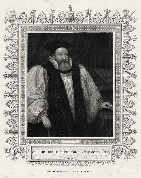 George Abbot, Archbishop of Canterbury, 19th century. Artist: WT Mote
