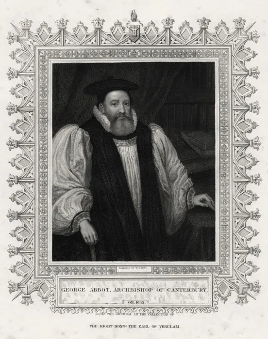 Framed Print : George Abbot, Archbishop of Canterbury, 19th century. Artist: WT Mote Framed Print : George Abbot, Archbishop of Canterbury, 19th century. Artist: WT Mote
