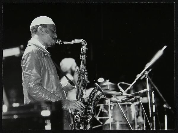 George Adams (tenor saxophone) playing at the Newport Jazz Festival, Middlesbrough, 1978