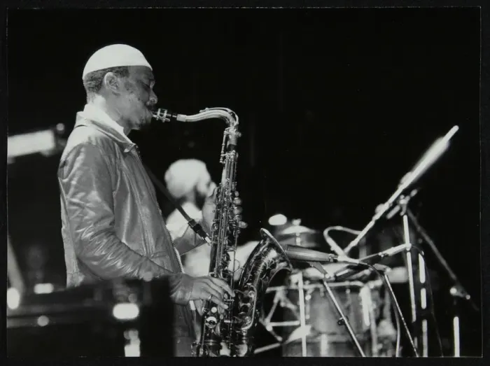 Framed Print : George Adams (tenor saxophone) playing at the Newport Jazz Festival, Middlesbrough, 1978 Framed Print : George Adams (tenor saxophone) playing at the Newport Jazz Festival, Middlesbrough, 1978
