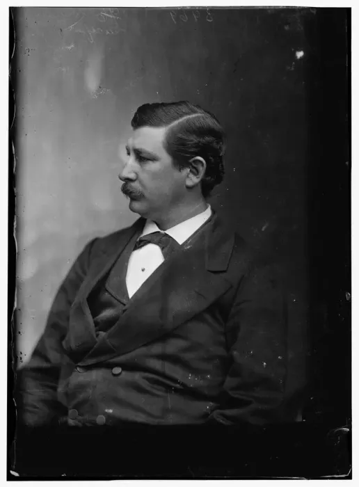 Framed Print : George Alfred Townsend, between 1870 and 1880. Creator: Unknown Framed Print : George Alfred Townsend, between 1870 and 1880. Creator: Unknown