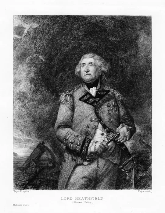 Framed Print : George Augustus Eliott, Lord Heathfield, (1890). Artist: Paul Adolphe Rajon Framed Print : George Augustus Eliott, Lord Heathfield, (1890). Artist: Paul Adolphe Rajon