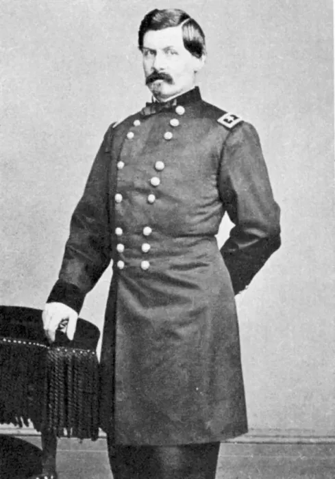 Framed Print : George Brinton McClellan, American soldier, 1861 Framed Print : George Brinton McClellan, American soldier, 1861