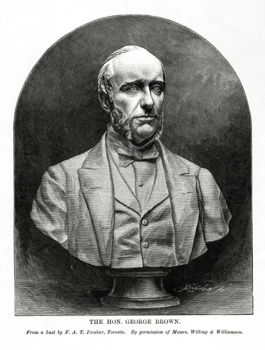 Framed Print : George Brown, Scottish-born Canadian journalist and politician, 19th century Framed Print : George Brown, Scottish-born Canadian journalist and politician, 19th century