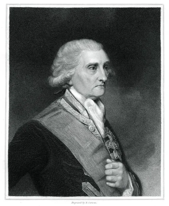 Framed Print : George Brydges Rodney, 1st Baron Rodney, British naval officer, (1833). Artist: E Scriven Framed Print : George Brydges Rodney, 1st Baron Rodney, British naval officer, (1833). Artist: E Scriven