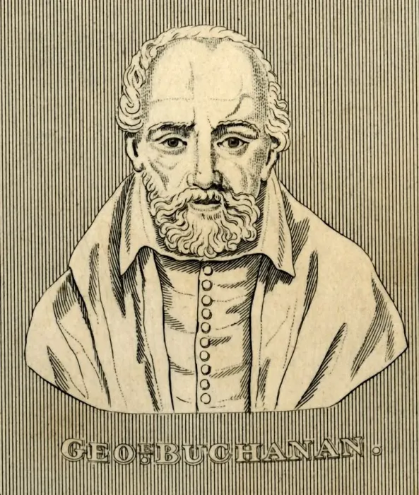 Framed Print : George Buchanan, (1506-1582), 1830. Creator: Unknown Framed Print : George Buchanan, (1506-1582), 1830. Creator: Unknown