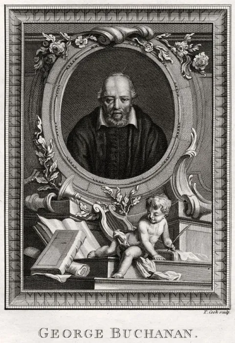 Framed Print : George Buchanan, 1776. Artist: T Cook Framed Print : George Buchanan, 1776. Artist: T Cook