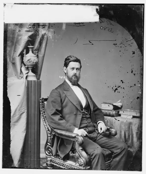 Framed Print : George Congdon Gorham, between 1860 and 1875. Creator: Unknown Framed Print : George Congdon Gorham, between 1860 and 1875. Creator: Unknown