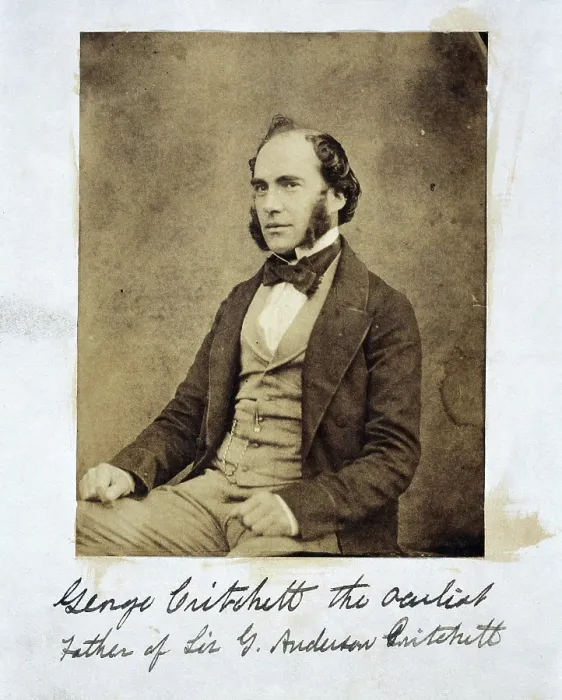 Framed Print : George Critchett, ophthalmic surgeon, c1850s. Creator: Unknown Framed Print : George Critchett, ophthalmic surgeon, c1850s. Creator: Unknown