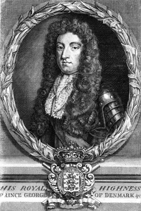 Framed Print : George of Denmark, Prince Consort of Queen Anne of Great Britain. Artist: N Parr