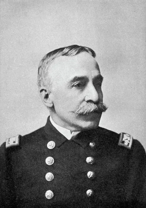 Framed Print : George Dewey, American admiral, 1898 Framed Print : George Dewey, American admiral, 1898