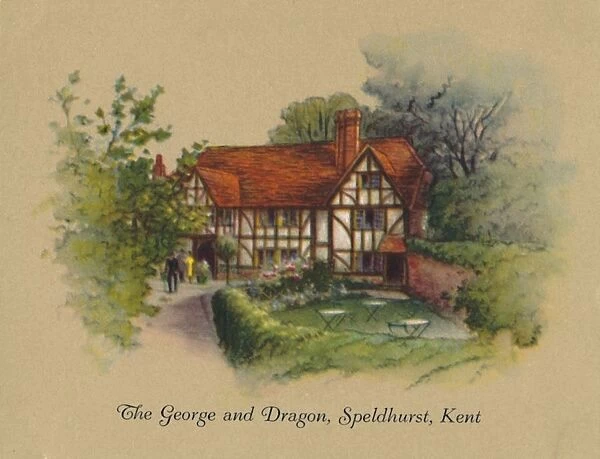 The George and Dragon, Speldhurst, Kent, 1939