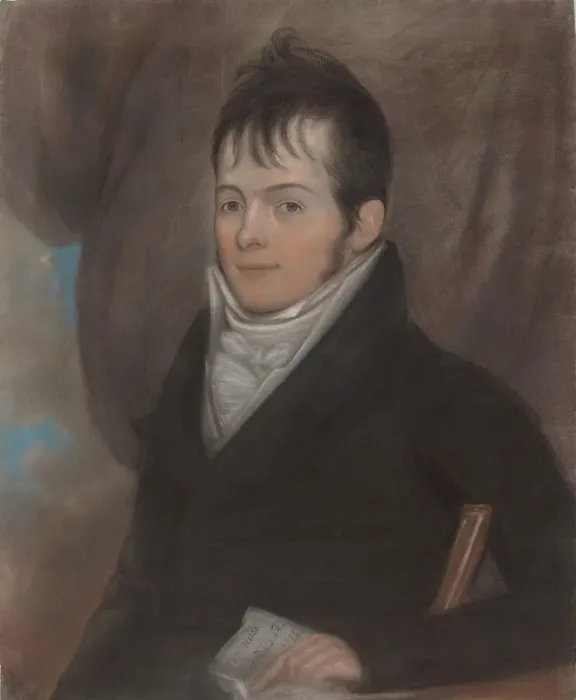 Framed Print : George Edward Blake, c. 1808. Creator: Unknown Framed Print : George Edward Blake, c. 1808. Creator: Unknown