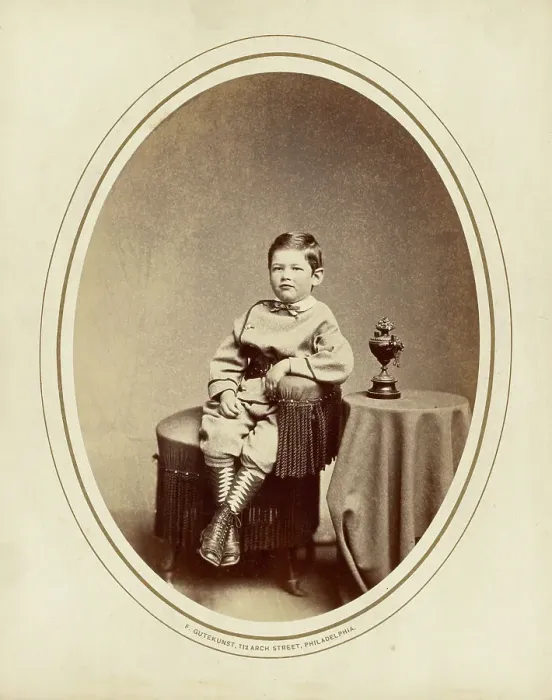 Framed Print : George Fauntleroy Davidson, May 1867. Creator: Frederick Gutekunst Framed Print : George Fauntleroy Davidson, May 1867. Creator: Frederick Gutekunst