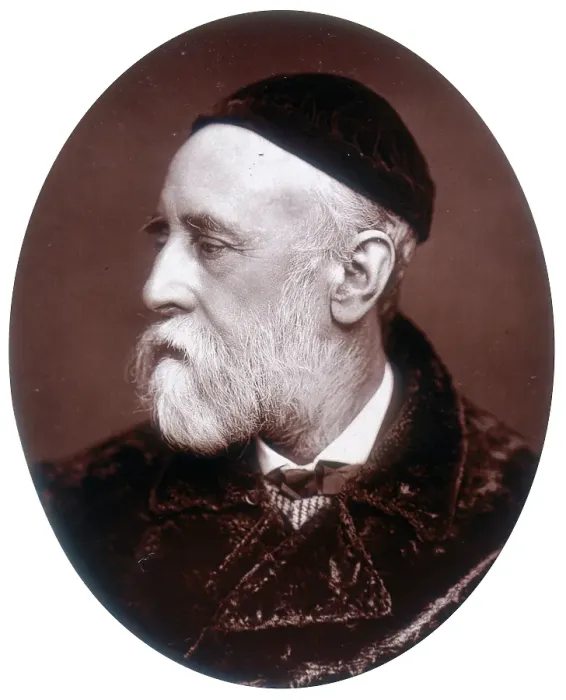 Framed Print : George Frederick Watts, artist and Royal Academician, 1882. Creator: Lock & Whitfield Framed Print : George Frederick Watts, artist and Royal Academician, 1882. Creator: Lock & Whitfield
