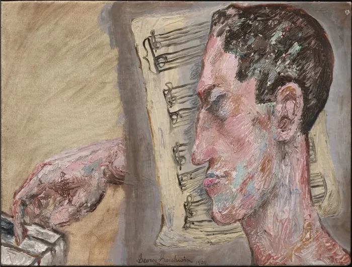 Framed Print : George Gershwin Self-Portrait, 1934. Creator: George Gershwin Framed Print : George Gershwin Self-Portrait, 1934. Creator: George Gershwin
