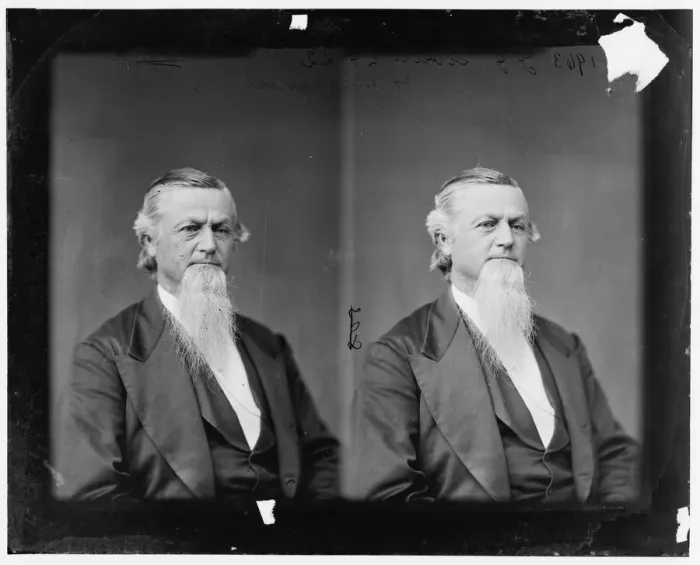 Framed Print : George Gibbs Dibrell of Tennessee, c. 1865-1880. Creator: Unknown Framed Print : George Gibbs Dibrell of Tennessee, c. 1865-1880. Creator: Unknown