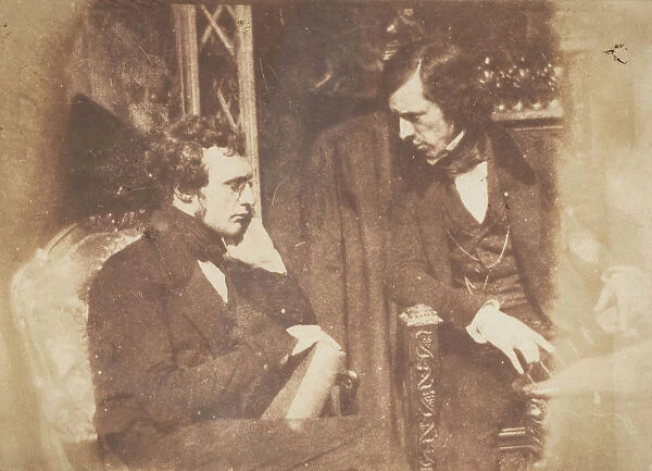 George Gilfillan and Samuel Brown, 1843-47. Creators: David Octavius Hill, Robert Adamson