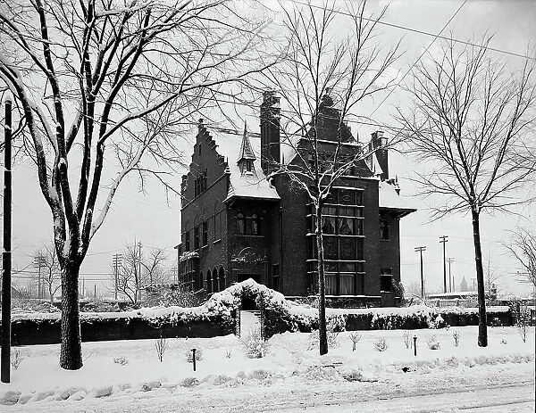 George Gough Booth residence, Detroit, Mich. between 1900 and 1905. Creator: Unknown