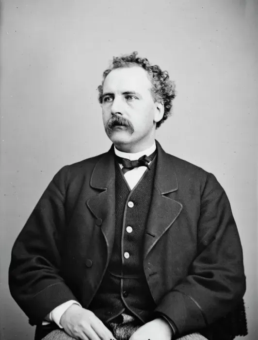 Framed Print : George H. Boker, between 1855 and 1865. Creator: Unknown Framed Print : George H. Boker, between 1855 and 1865. Creator: Unknown