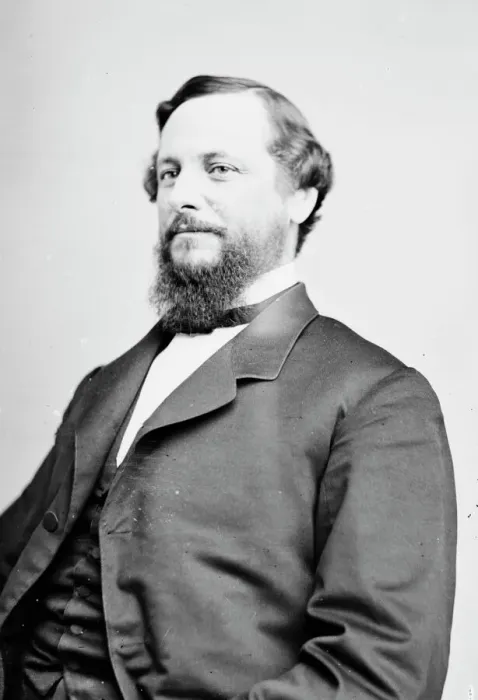 Framed Print : George Hunt Pendleton of Ohio, between 1855 and 1865. Creator: Unknown Framed Print : George Hunt Pendleton of Ohio, between 1855 and 1865. Creator: Unknown