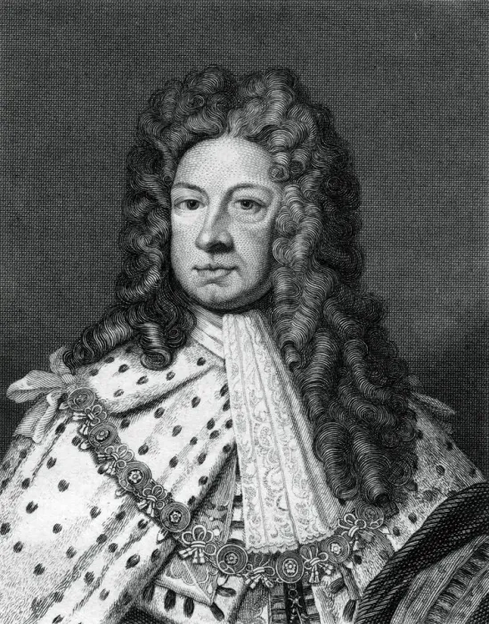 Framed Print : George I of Great Britain. Artist: Worthington Framed Print : George I of Great Britain. Artist: Worthington